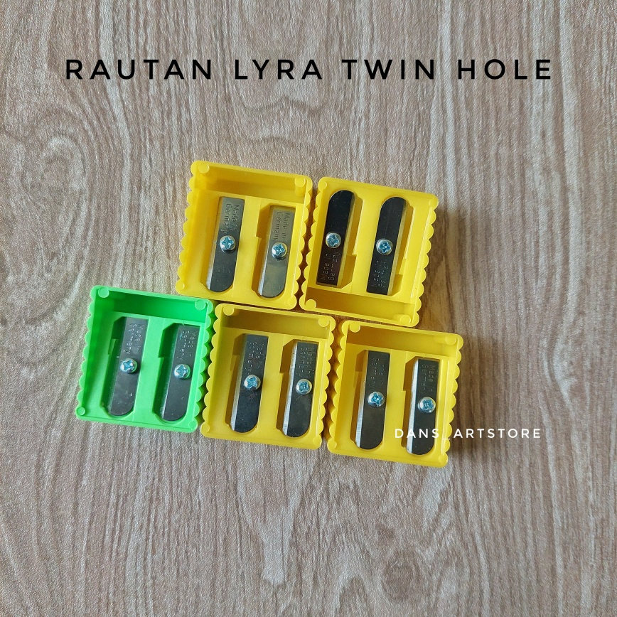 

Rautan Pensil Lyra Twin Hole