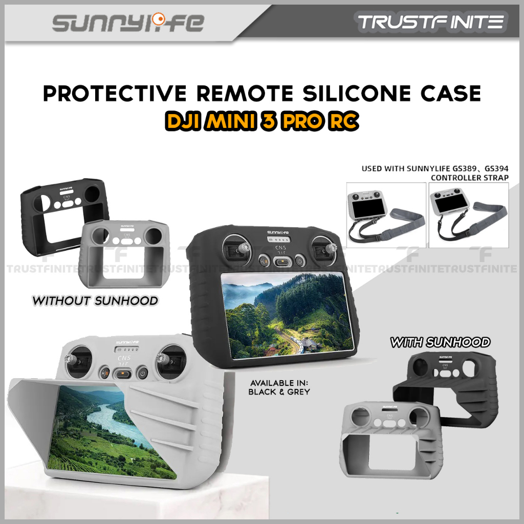 Sunnylife Silikon Remote Silicone Case with Sun Hood DJI RC Mini 3 Pro / Mavic 3