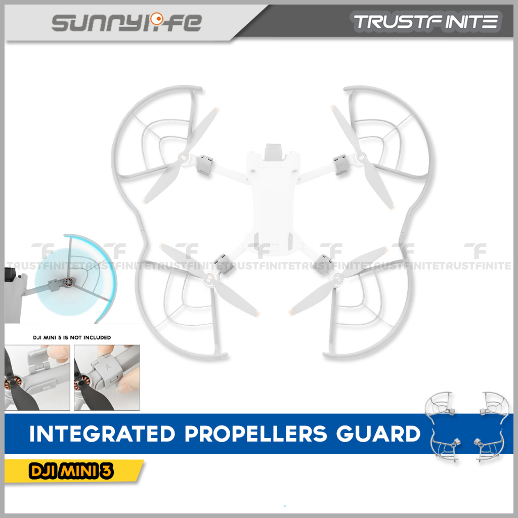 Sunnylife Propeller Guard DJI Mini 3 / Pelindung Propeller DJI Mini 3 / BRDRC Propeller Guards for D