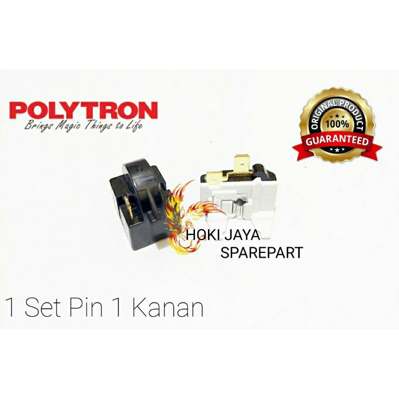 Relay Ptc Overload kulkas Polytron 1 pintu