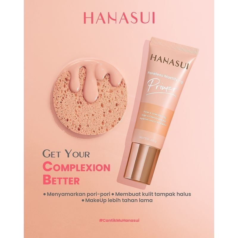 Hanasui Poreless Mattifying Primer | Primer Hanasui