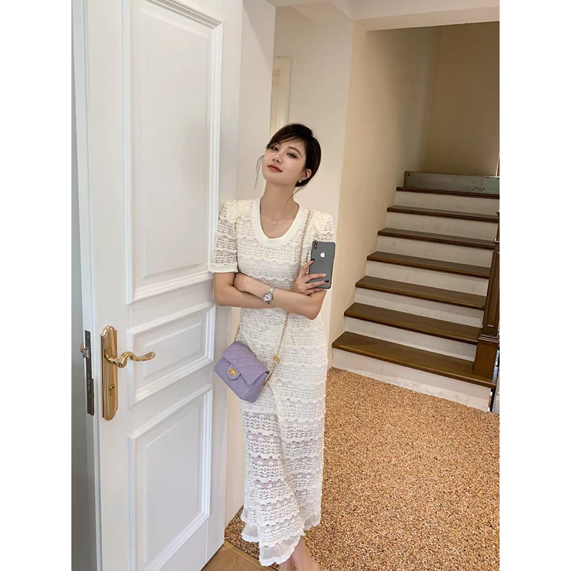 Long Dress Renda Lembut M500