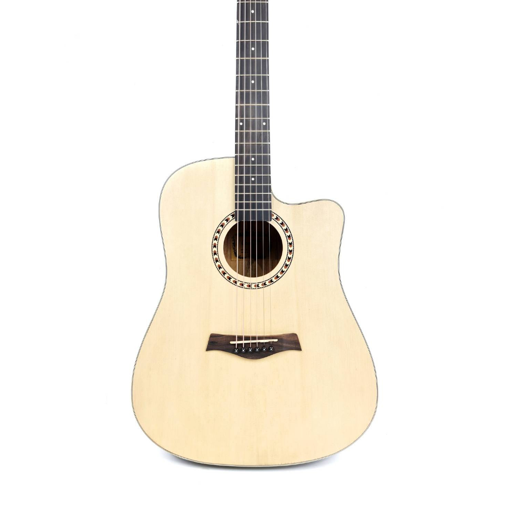 Gitar Akustik Merk Cowboy Original Tipe GWC-500 NT Spruce Solid Trusrod Senar String Murah Jakarta