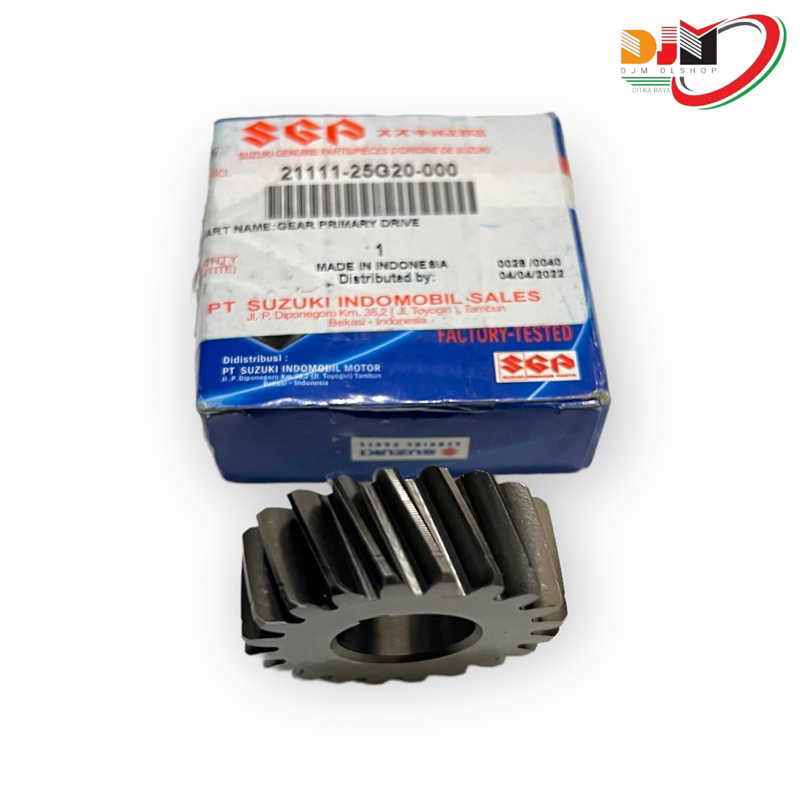 Gear Prymary Driver Gigi Nanas Kopling Satria FU150 Asli Suzuki SGP 2111-25G20