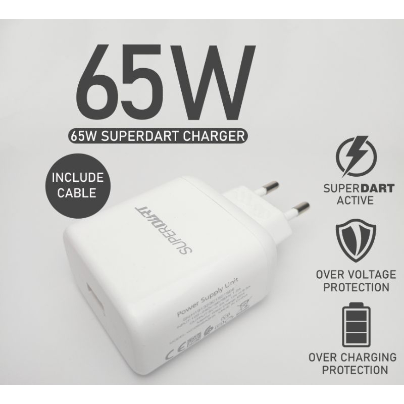 CHARGER REALME 65W SUPERDART AKTIF