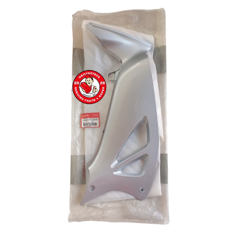 SAYAP TEBENG LEGSIL LEGSHIELD DALAM KANAN SILVER HONDA KIRANA ORIGINAL AHM 64400-KPW-900FMH