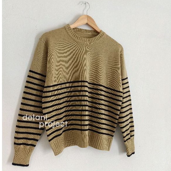 Kyoto Blouse Knit Stripe