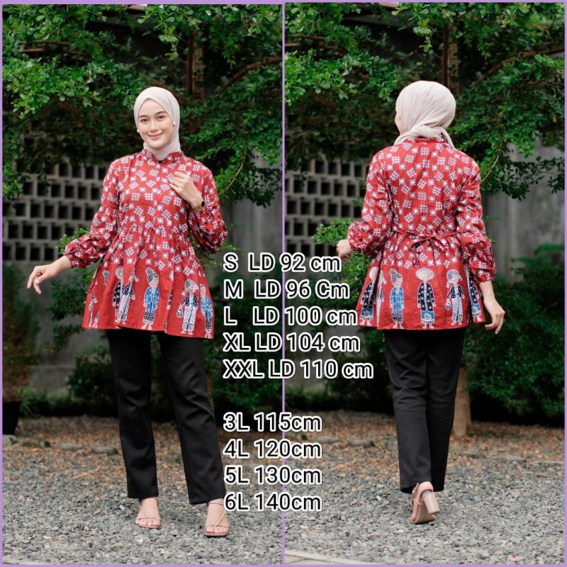 Baju batik Wanita couple baju batik wanita kantor jumbo