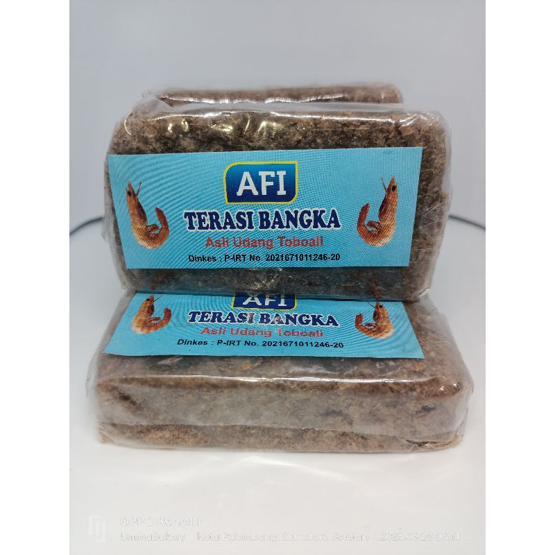 

Terasi Bangka, asli udang toboali