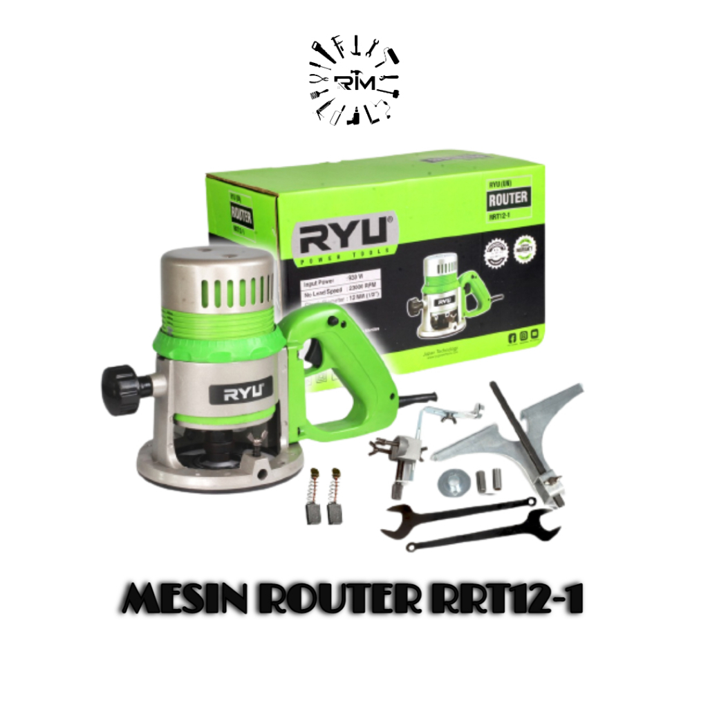 Mesin Router mesin profil kayu besar 12mm RYU Original berkualitas