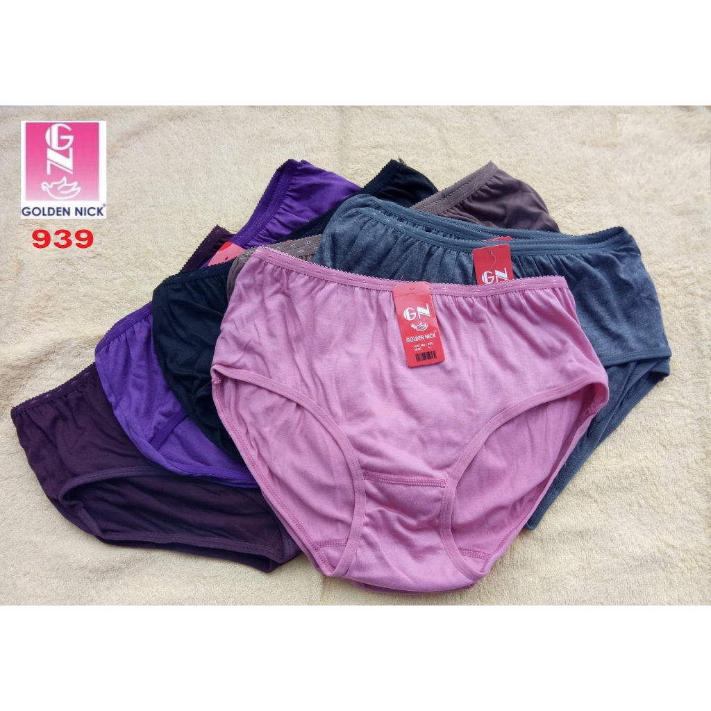 3 Pcs - Celana Dalam Wanita GOLDEN NICK 939 Gelap | CD Perempuan Goldennick GN Dewasa Underwear Cewe Cewek ABG Remaja SMA Sguna Grosir