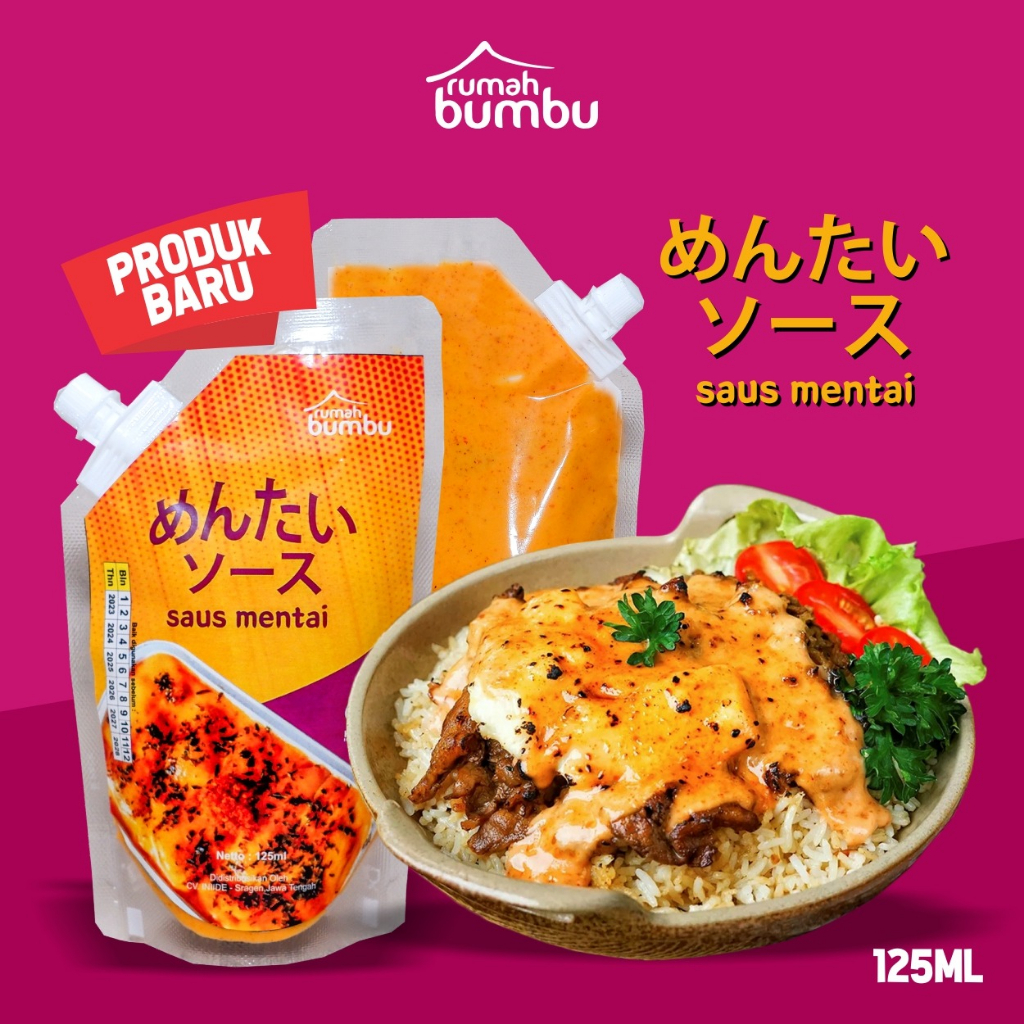 

Saus Mentai Premium Sauce Creamy Mentai 125ml Halal Termurah