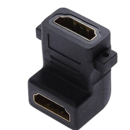 HDMI F-F COUPLER L ANGLE ADAPTER