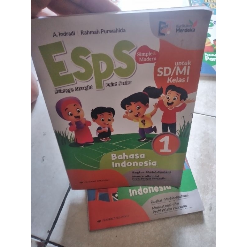 

esps bahasa indonesia untuk sd/mi kelas 1 a indradi