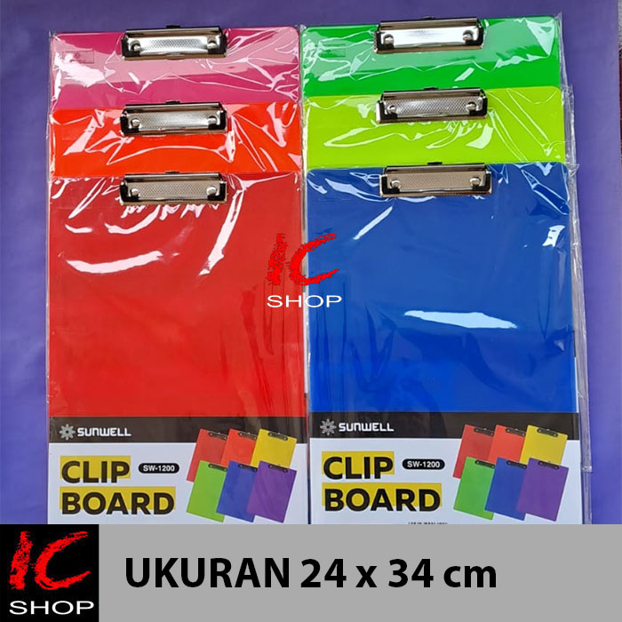 

Clipboard / Papan Jalan F4 Fluorescent Sunwell