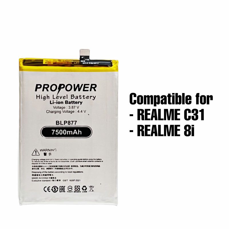 BATERAI PROPOWER BLP877 FOR REALME 8i / REALME C31