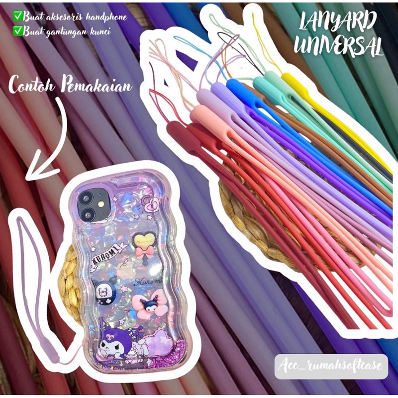 

LANYARD SILICON GANTUNGAN COLOURFULL GANTUNGAN KUNCI CASE