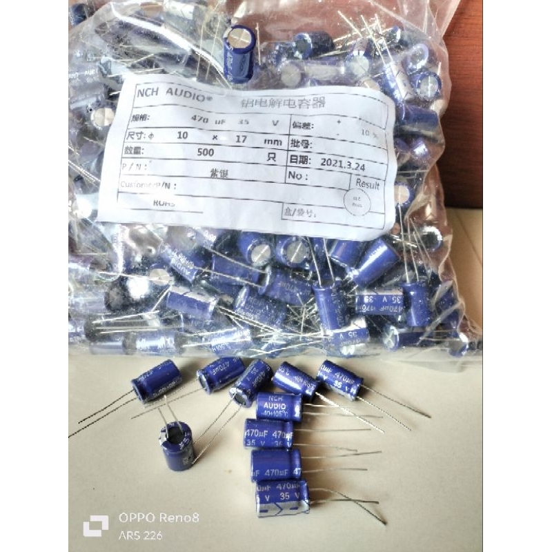 ELCO 470UF 35V NCH AUDIO