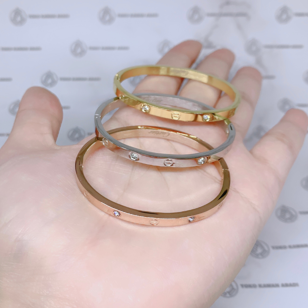 3Pcs Gelang Tangan Anak Titanium Model Bangle *24