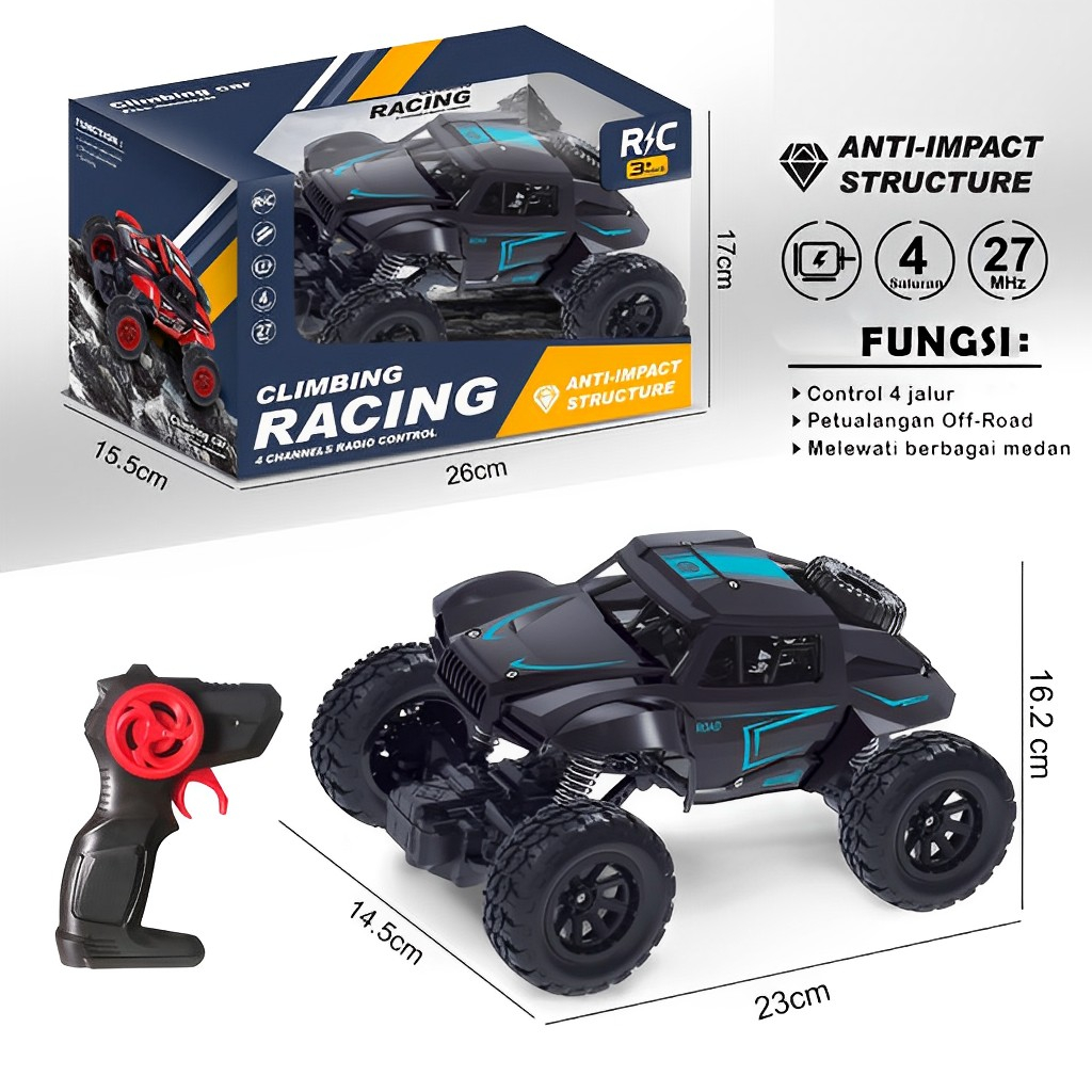 RC Climbing Racing 1:20 | Mainan Anak Laki Laki Mobil Mobilan Remote Control | Hadiah Ulang Tahun Anak Cowok
