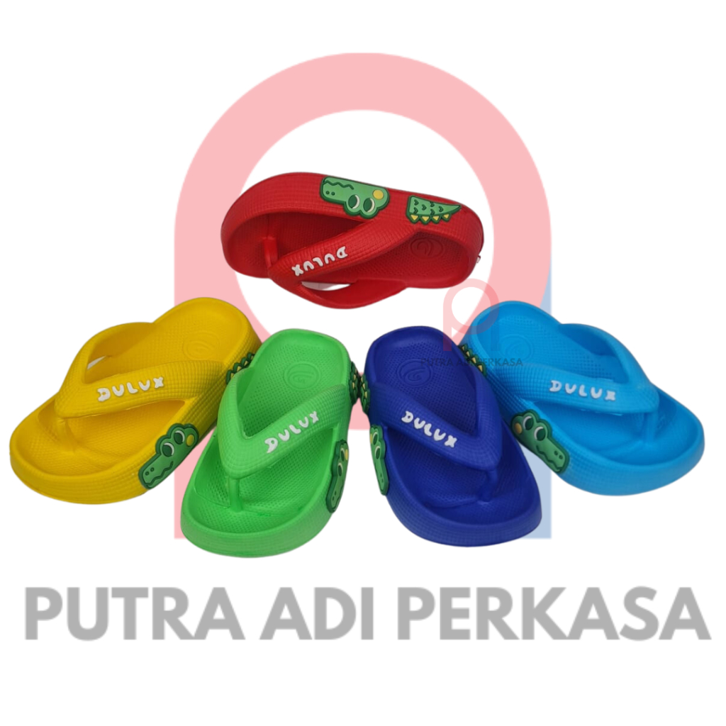 Sandal anak laki Model Japit NEW Crocodile Buaya Lucu DULUX 510D BY