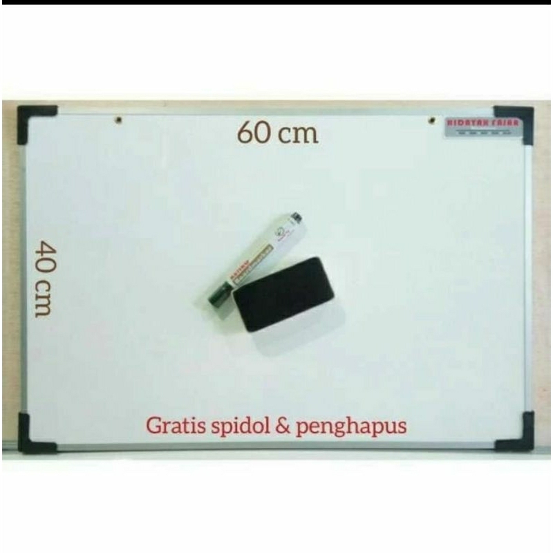 

Papan tulis 60x40cm ,60x80cm +spidol+ penhapaus