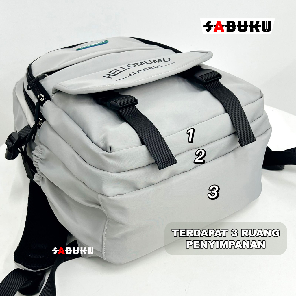 [S&amp;K] Tas Ransel Anak Sekolah SD SMP SMA Tas Punggung Unisex Backpack Laptop - SK308