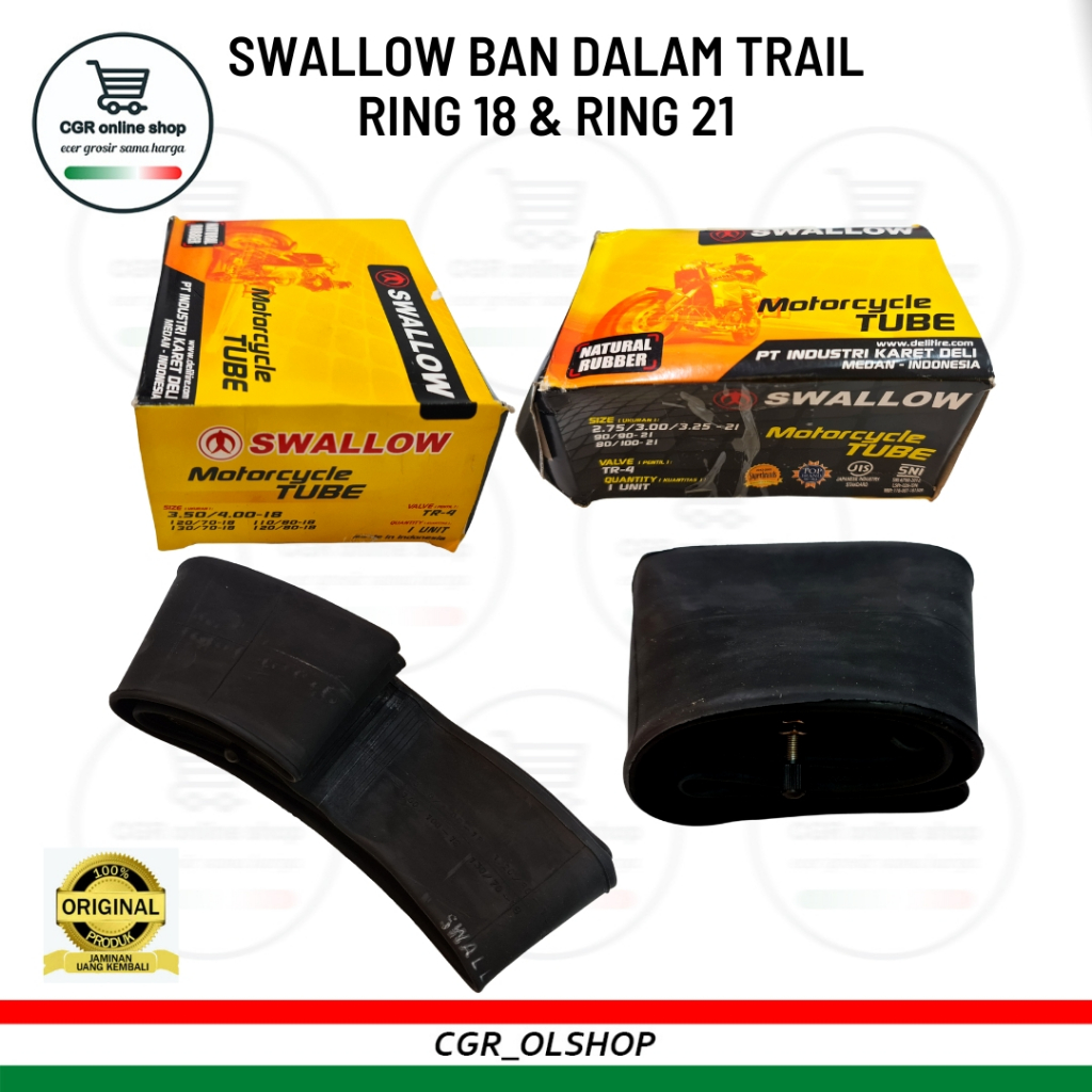 Ban Dalam Swallow Trail Ring 18 Dan Ring 21 Klx 150 Crf 150 Wr 155