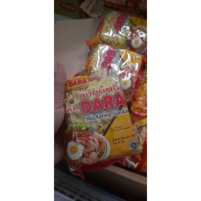 

Mie Burung Dara 1 sachet isi 2