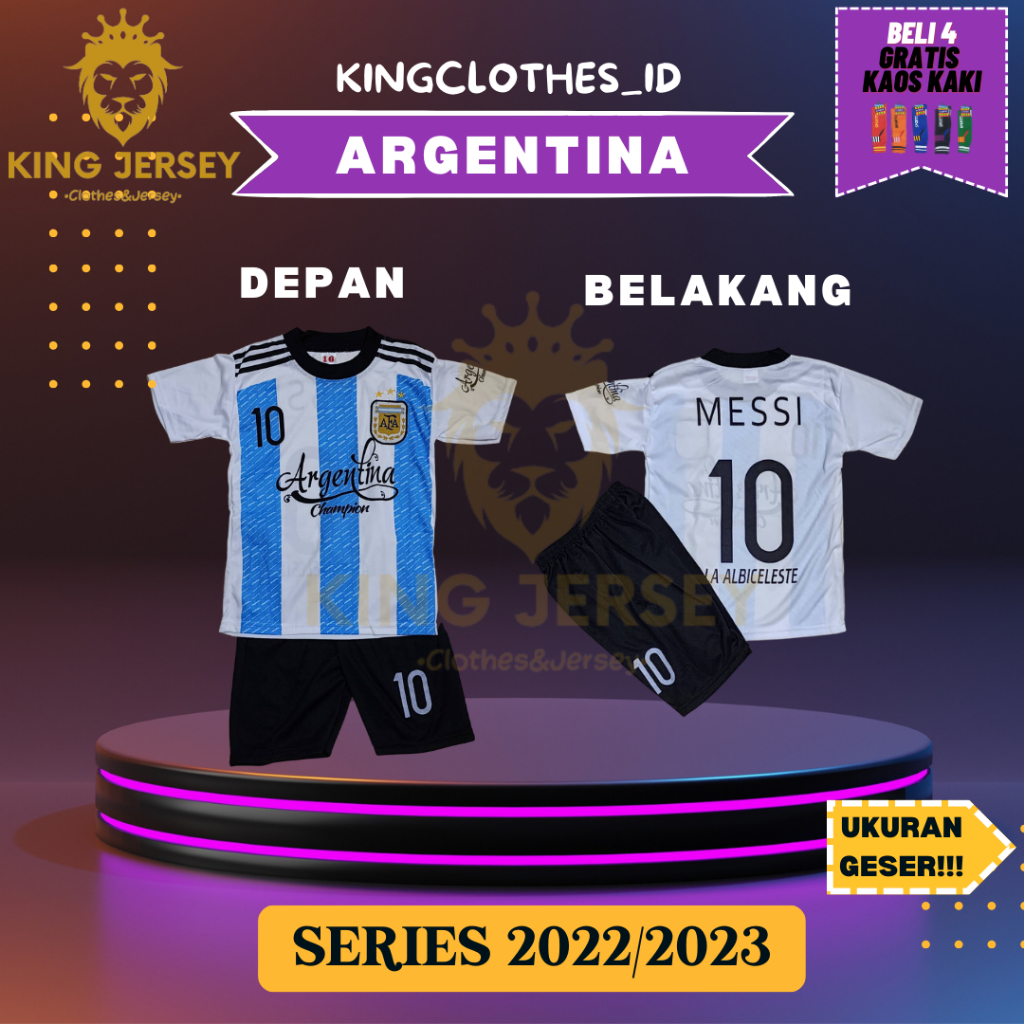 JERSEY ANAK ARGENTINA (MESSI)