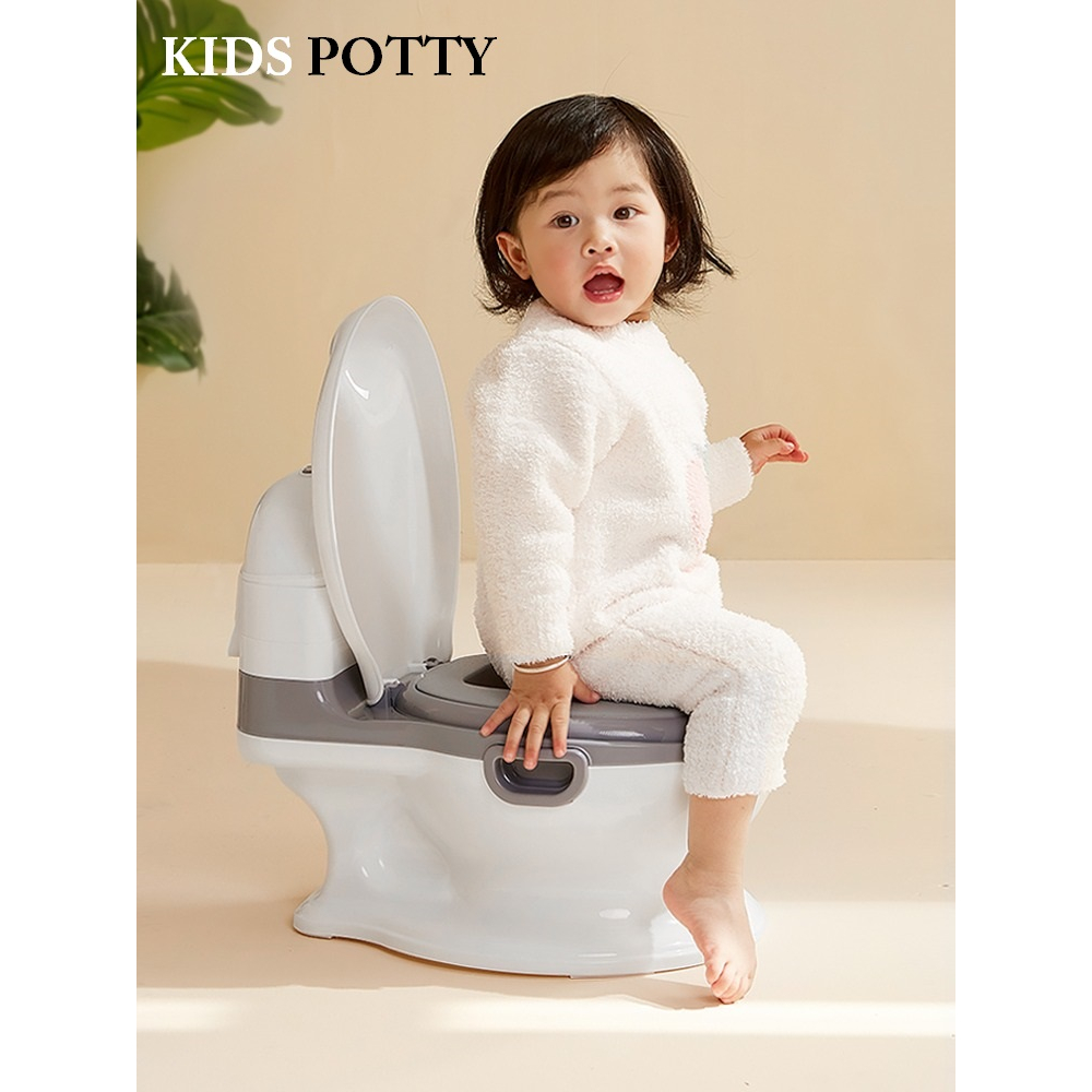 Kids Potty with Adult Toilet Design Pispot Anak dengen Design Closet Dewasa