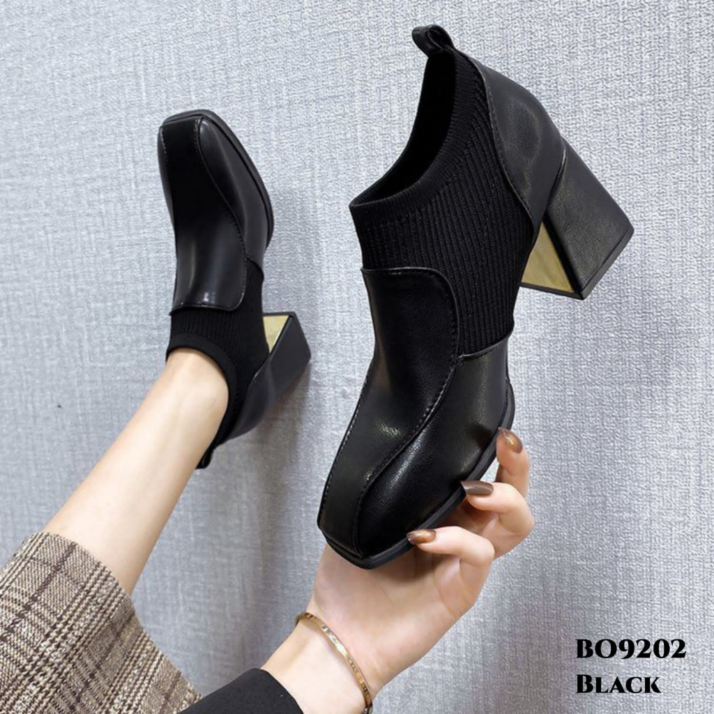 WYN SEPATU BOOTS HEELS KOREA BO9202