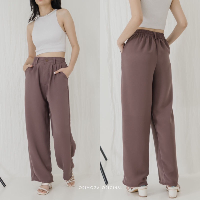 Celana Kulot Loose Pants Trousers Wanita