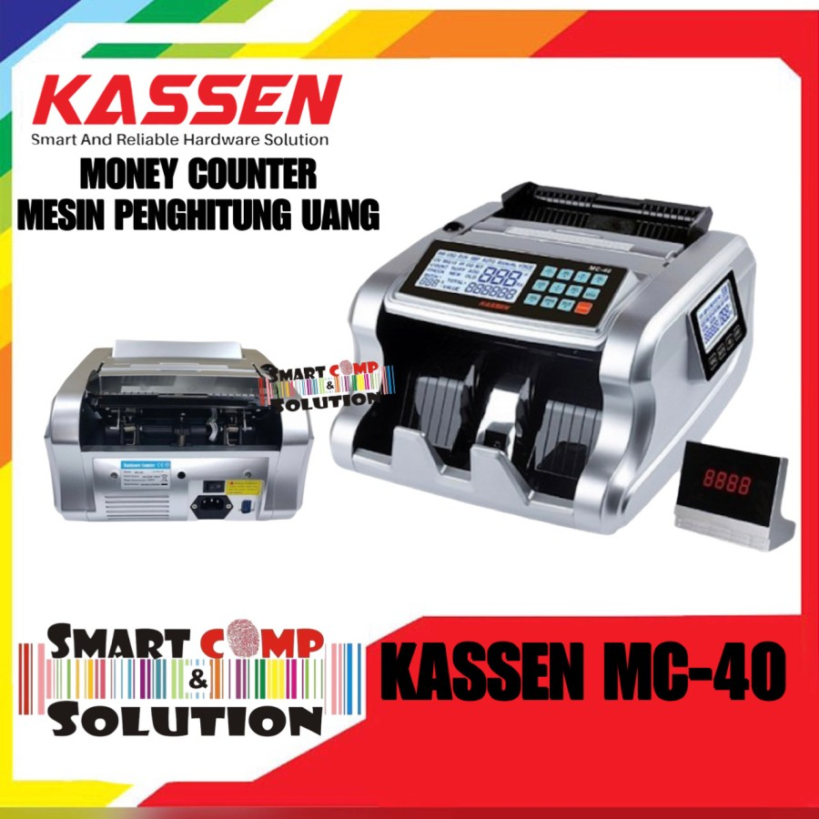 Mesin Hitung Penghitung Uang Kassen MC-20 MC-30 MC-40 MC-40C MC-50C Money Counter