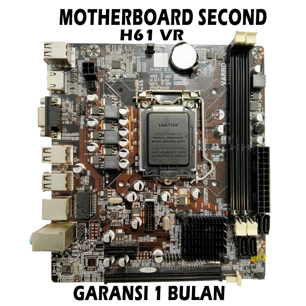 MAINBOARD SECOND VR H61 / MOTHERBOARD VARRO H61M SECOND