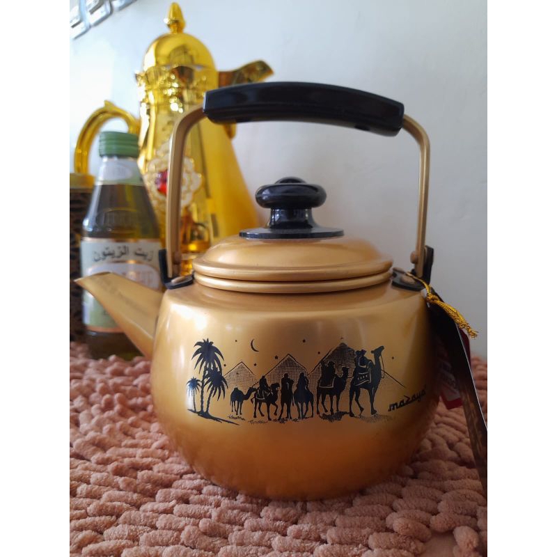 Teko Arab Mazaya/Ceret Arab air ZamZam warna Emas