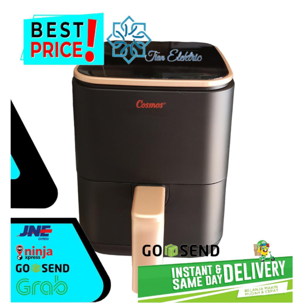 COSMOS Belezza CAF-6603 Air Fryer 2 Liter Digital 650 Watt