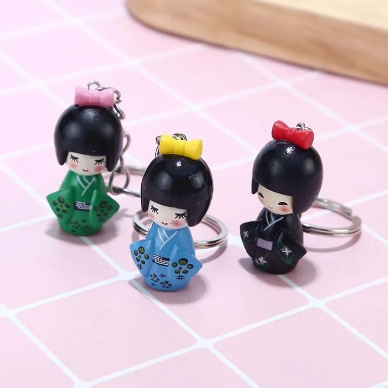 Gantungan kunci kimono jepang gantungan kunci geisha jepang SOUVENIR gantungan kunci japan souvenir
