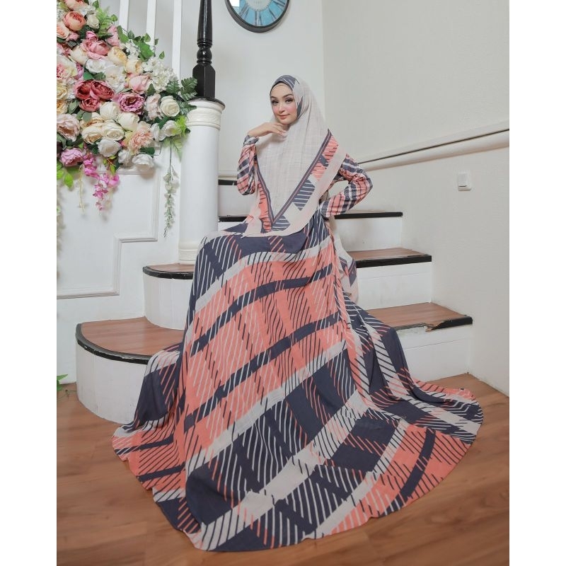 GAMIS SET KHIMAR DAFFINA SERIES 2 BY HALIZA SYARI