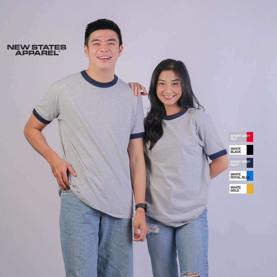 New States Apparel Premium Cotton Ringer 7250