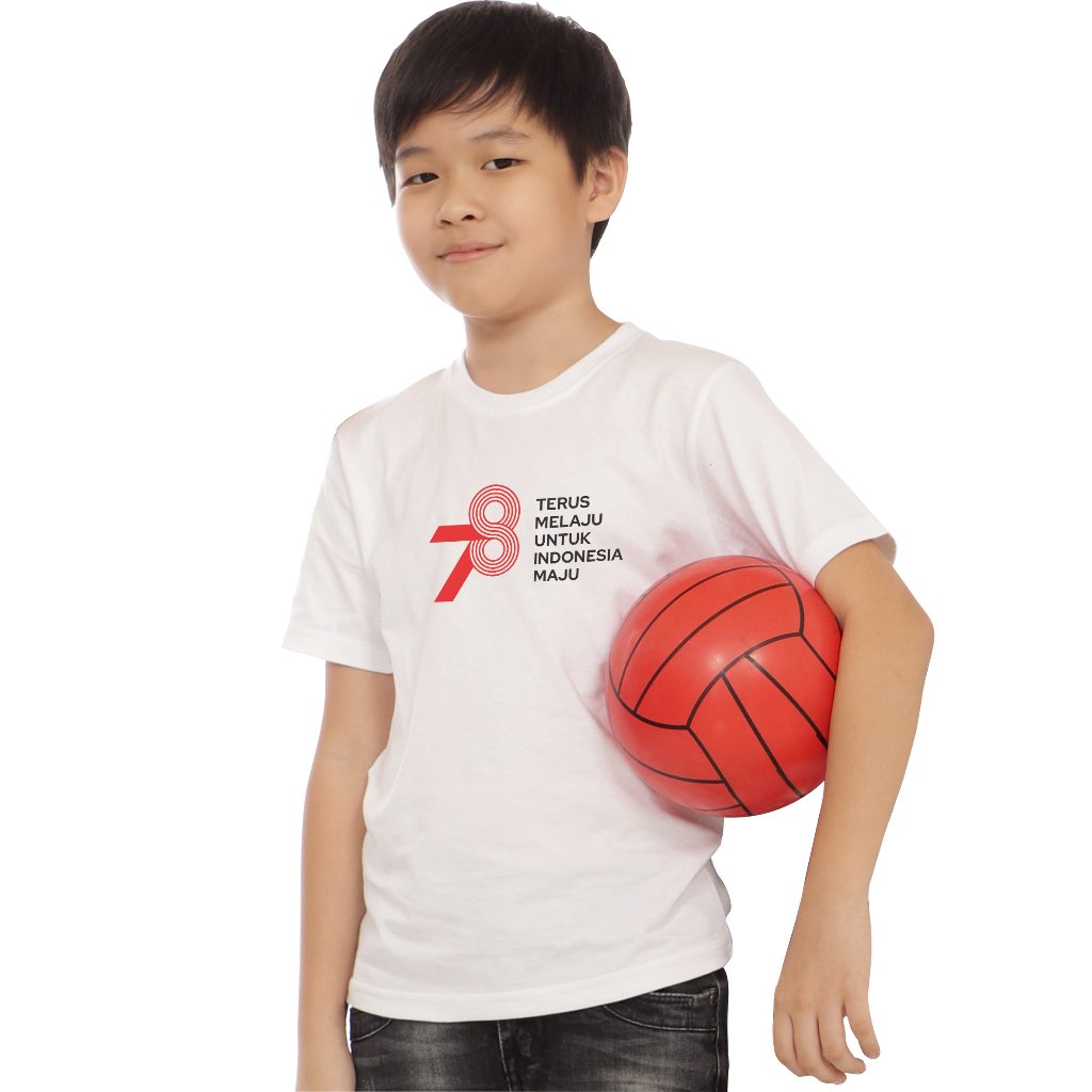 Kaos HUT RI 78 anak / Kaos Agustusan anak / Kaos HUT RI dewasa