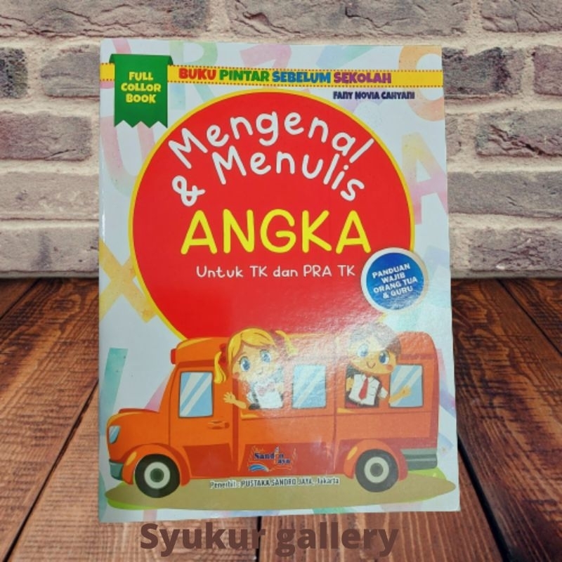 

Buku pintar sebelum Sekolah belajar mengenal menulis Angka dan Abjad Untuk TK dan PRA TK