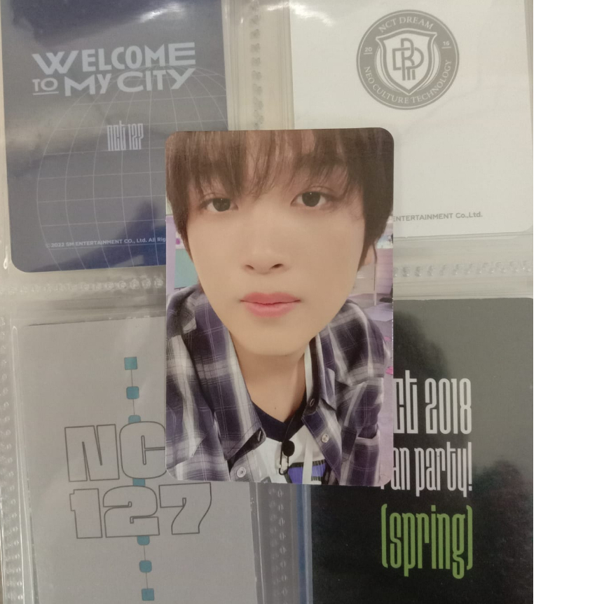 PC OFFICIAL HAECHAN NCT DREAM SELCA TRADING CARD B VER