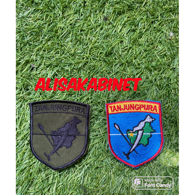 Bordir Bet PDH PDL Kodam Tanjungpura TNI AD