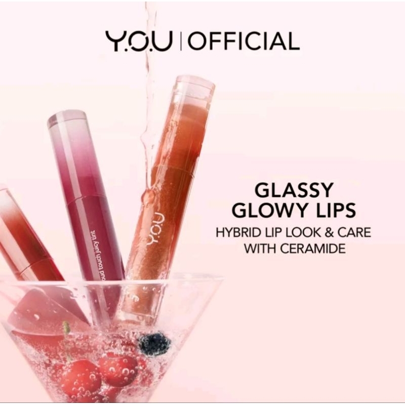 YOU Cloud Touch Juicy Tint Healthy Glow Lips Korean Style Liptint Gloss