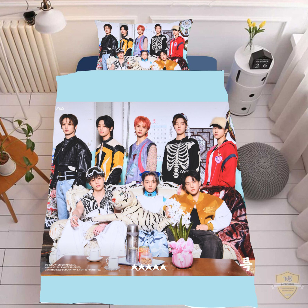 SELIMUT STRAY KIDS 5Star UNLOCK BISA CUSTOM GAMBAR