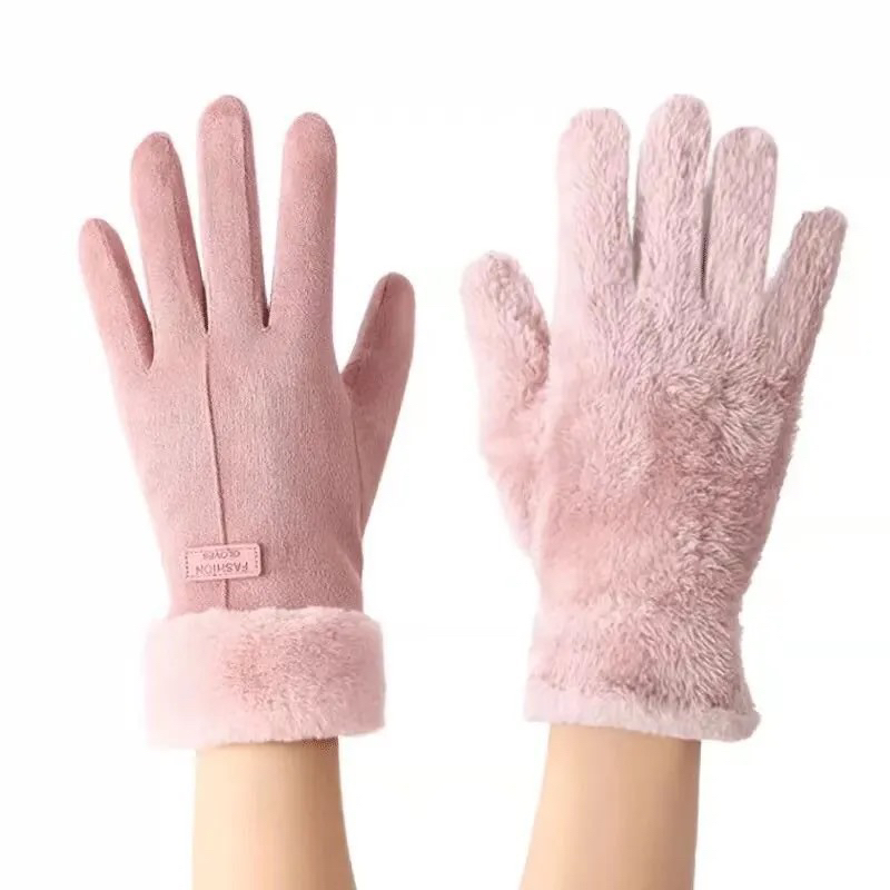 Sarung Tangan Suede Musim Dingin Touch Screen Winter Suede Gloves