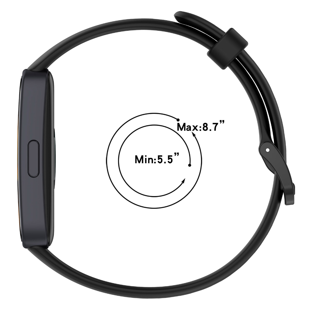 Silvertech Strap dan Accessories Kompatible Untuk Huawei Band 8 Tali jam pengganti untuk huawei band 8