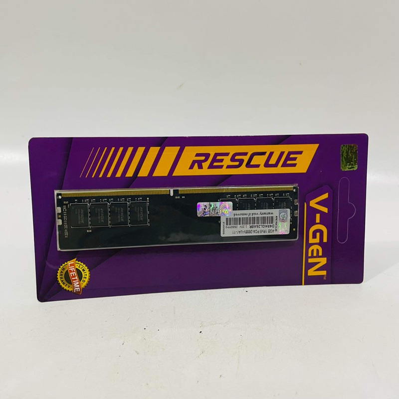 Memory RAM V-Gen Rescue Longdim 4GB DDR4 PC21300 2666Mhz