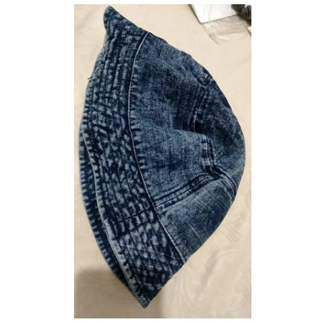 topi bucket unisex / bucket topi denim terbaru / bucket topi jeans unisex / bucket denim spring baru